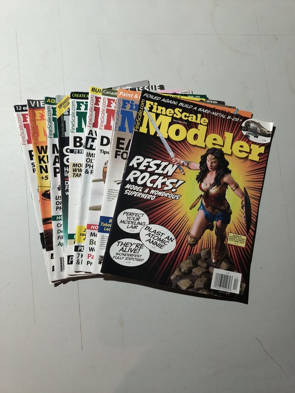 Fine scale Modeler magazine full  2018 Year (9 issues)
