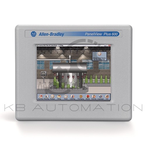 2711P-T6C5D PanelView Plus 600 Terminal, 5.5" touch screen, RS-232, 24VDC supply - Picture 5 of 5