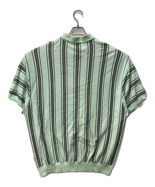 320 　keboz JACQUARD STRIPE KNIT POLO KEBOZ（ケボズ）の「JACQUARD STRIPE KNIT POLO（ポロシャツ