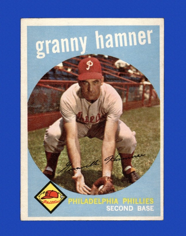1959 Topps Set-Break #436 Granny Hamner EX-EXMINT *GMCARDS*