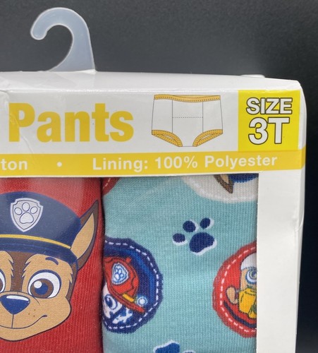 NUEVO Pantalones de Entrenamiento Paw Patrol Talla 3T - 6 Pares Ropa Interior Personaje - Caja Abollada - Imagen 5 de 11