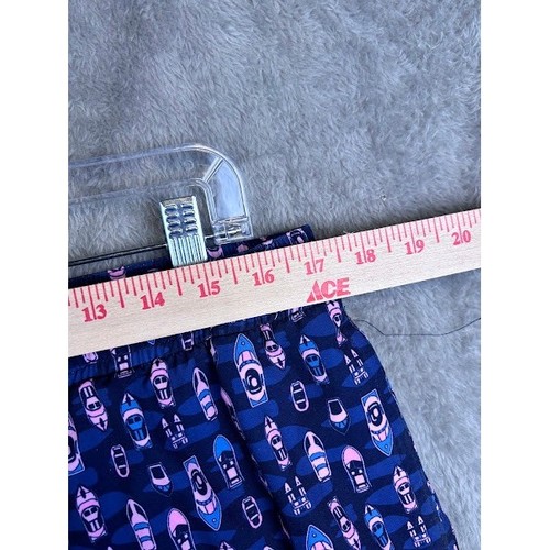 Buoy & Boat Mens Boat Print Swim Trunks Shorts with Liner - Large - Picture 7 of 10