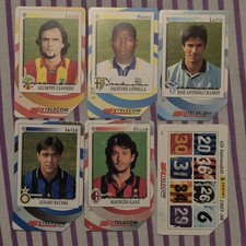 schede telefoniche Telecom Calciatori Panini gli Introvabili 1997 98 1998 