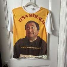 Vintage 70s Xerox AOP “It’s A Miracle” 9400 Duplicator T Shirt Size M Usa