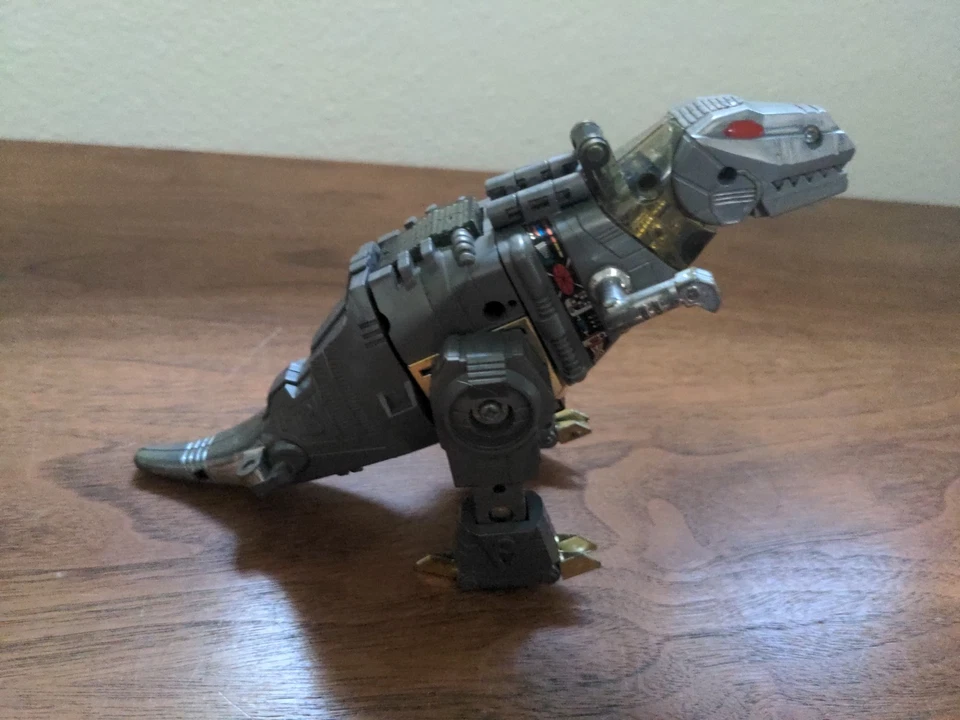 Vintage Transformers G1 Grimlock Dinobot Autobot Figure Toy 1984 Takara Hasbro  - Image 3 of 4