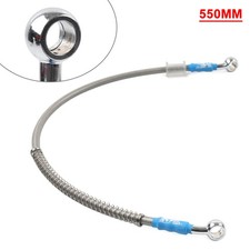 55cm DOT Motorcycle Motorbike Braided Steel Brake Clutch Oil Hose Line Pipe