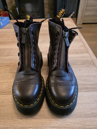 Dr. Martens Doc Martens Size 5 UK Red Smooth Leather Boots - Picture 5 of 5