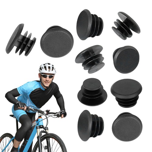10pcs MTB Road Folding Bike Bicycle Handlebar End Plugs Lock Caps Dustproof - Picture 4 of 12