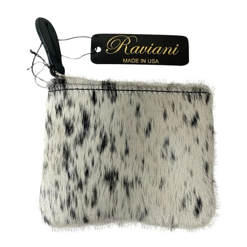 Raviani Leder Münztasche/Beutel Kalbsfell & geprägtes Leder - Bild 8 von 36