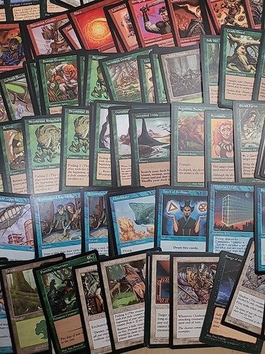 MTG Vintage Magic the Gathering 50 Card Lot And Deck Boxes - Picture 17 of 18