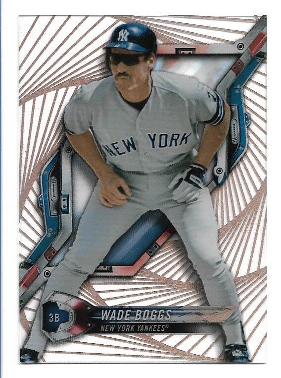 Wade Boggs 2018 Topps High Tek Pattern 4 Galactic Wave #HT-WBO New York Yankees