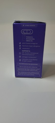 Nouri Menopause Probiotic with Omega and Resveratrol 30ct Exp 04/25 - Picture 4 of 5