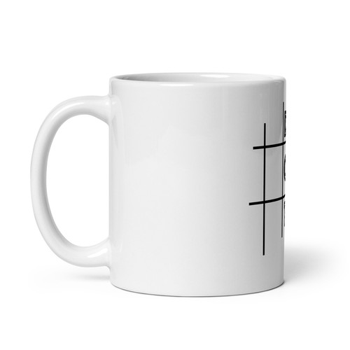 Declutter White glossy mug - Picture 3 of 7