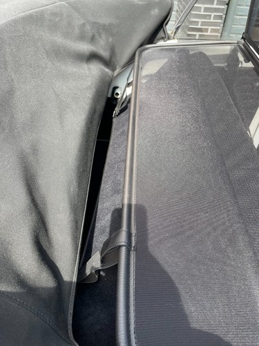 Windblocker for Vw Beetle 1302/1303 ( 68-79 ) Convertible Wind Deflector Black - Bild 5 von 5