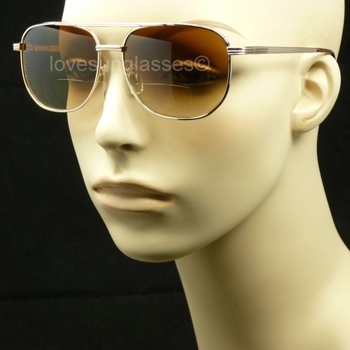 Bifokale Lesebrille Großlinse Pilot Feder Tempel Scharnier Metall Neu Männer Frauen - Bild 6 von 8