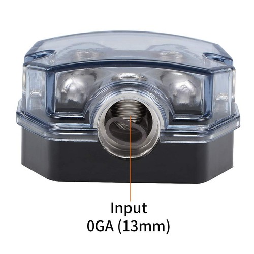 2 PACK 2 Way Distribution Block 0-4 AWG In, 0-4 AWG Out for Power or Ground - Picture 4 of 6