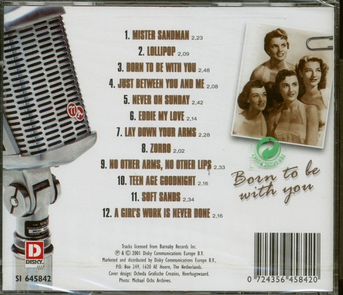 The Chordettes - Born to Be With You (CD) - Pop Vocal - Afbeelding 2 van 2