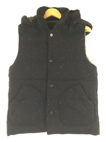 R.Newbold Wool Down Vest Down Vest L Wool Black