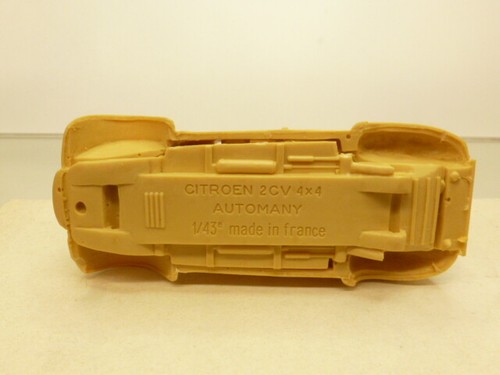 AUTOMANY K72 CITROEN 2CV 4X4 BIMOTEUR - RESIN KIT 1:43 - VERY GOOD IN BOX - Imagen 8 de 11