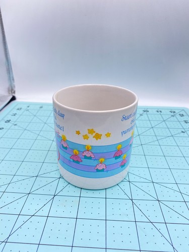 1984 Care Bears Coffee Mug Start Each Day on a Yummy Note Birthday Tenderheart - Picture 2 of 7