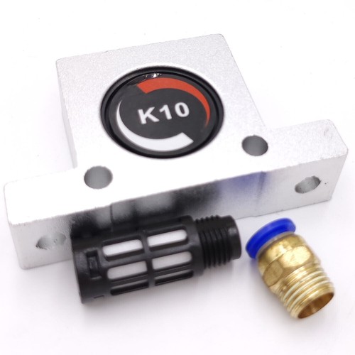 2pcs K10 1/4" Vibratore pneumatico ad aria compressa per turbina elettrica industriale - Foto 7 di 7