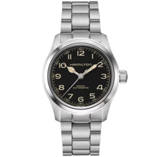 New Hamilton  Khaki Field Murph  38MM Black Dial Steel Men's Watch H70405130