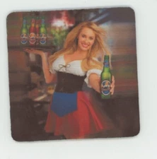 Sexy Blonde St Pauli Girl Oktoberfest Beer Bavaria - German Bier COASTER -