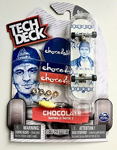 New RARE Tech Deck CHOCOLATE Skateboards Fingerboards SK8 Series 2 Chico  Brenes