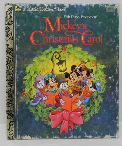 Jingle Bells Donald Duck Mickey's Carol A Little Golden Book Hardcover Christmas - Imagen 6 de 11