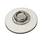 YKK SNAD Flex Push & Revolving Fastener Bottom Cap 25mm White