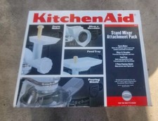 KitchenAid FPPA Attachment Pack for KitchenAid Stand Mixers - White NEW OPENBOX