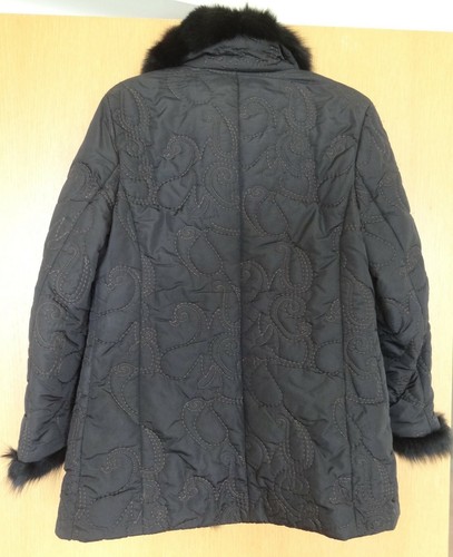 Jacke Damen Winter Concept Echt Pelz Kragen Gr. M - Bild 4 von 6