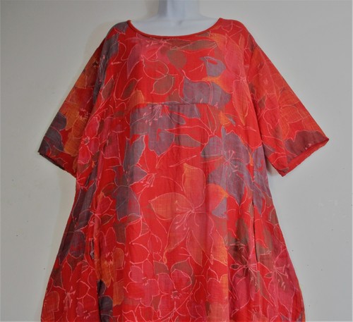 LagenLook Womens Ladies 95% Cotton Summer dress Pockets One Size : Plus: 18-22 - Picture 44 of 47