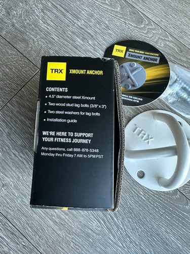 ꙮ TRX XMount Anchor Suspension Strap Wall And Ceiling Mount Bracket - White -New - Picture 3 of 3