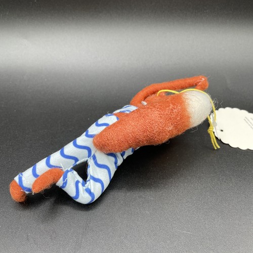 Anthropologie Yoga Fox Ornament Felted Wool 6.5” New - Picture 8 of 10