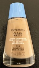 COVERGIRL Clean Matte Liquid Foundation, Sand Beige 553 X 2