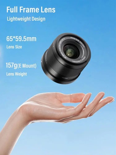 VILTROX AF 20mm F2.8 Camera Lens Full Frame For Sony E ZV-E1 A7RV ZV-E10 Nikon Z - Picture 12 of 14