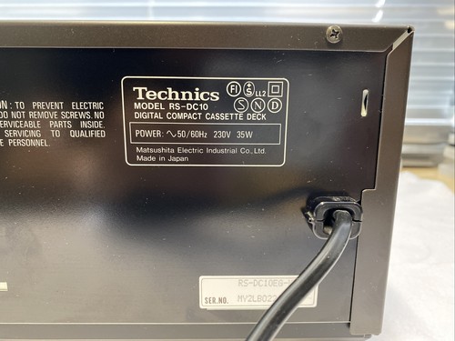 TECHNICS RS-DC10 DCC-Player / Recorder inkl. OVP, FB, BDA - REVIDIERT - Händler - Picture 10 of 10