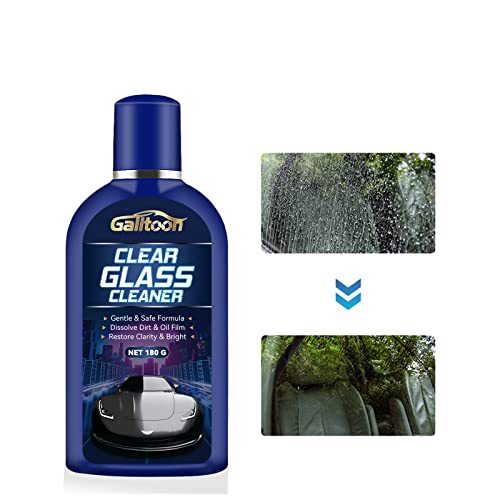 Car Glass Oil Film Cleaner with Sponge, Eliminates Oil Film Water Spots Coatings - Picture 1 of 7