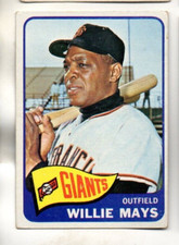 1965 Topps #250 Willie Mays VG-EX Giants SET BUST VINTGE 1960S 322D