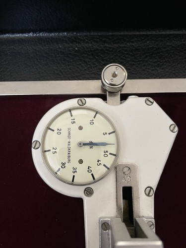 Spannungsmessgerät Schmidt Waldkraiburg 5-50N Tensionmeter Zugspannungsmesser - Bild 3 von 5