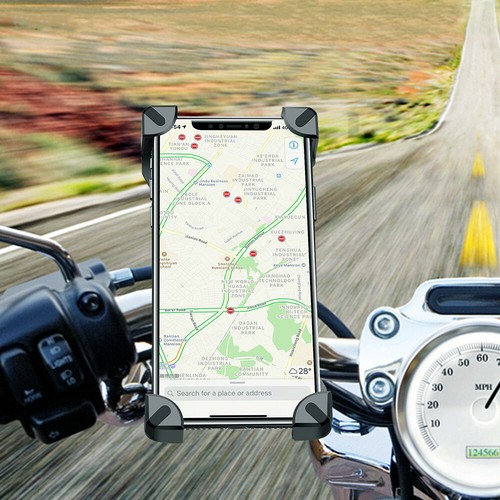 Bicycle Phone Holder Motorcycle Bike Handlebar Clip Stand GPS Mount Bracket - Zdjęcie 3 z 8