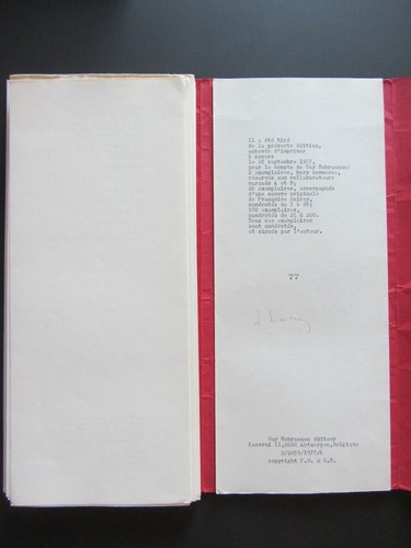 Libro d'artista SUBSTITUTION Françoise Mairey GUY SCHRAENEN 1977 Artistbook - Foto 10 di 13