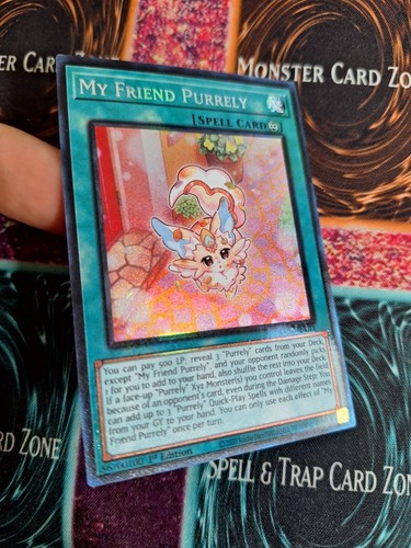 Yu-Gi-Oh! My Friend Purrely RA02-EN071 Collector's Rare 1st Edition Near Mint - Picture 2 of 5
