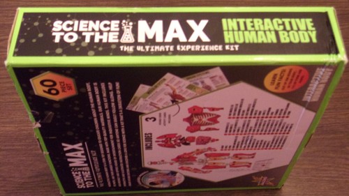 Neu im Karton Science To The Max interaktiver menschlicher Körper 60-teiliges Anatomie MINT-Set - Bild 7 von 10