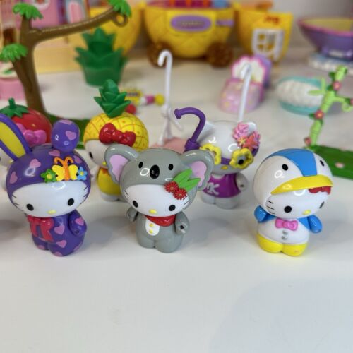 Vintage 2001 Hello Kitty Dreamworld Playsets Parts Figures Sanrio Bandai Lot Set - Picture 15 of 24