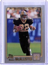 2001 Topps #353 Deuce McAllister RC Rookie New Orleans Saints Football  ID:18840