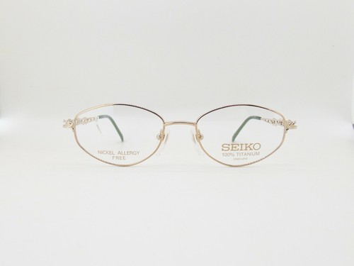 SEIKO T-049 TITANIUM Designer Eyeglasses Brille Goggles gafas 51/18/135 - Bild 7 von 9