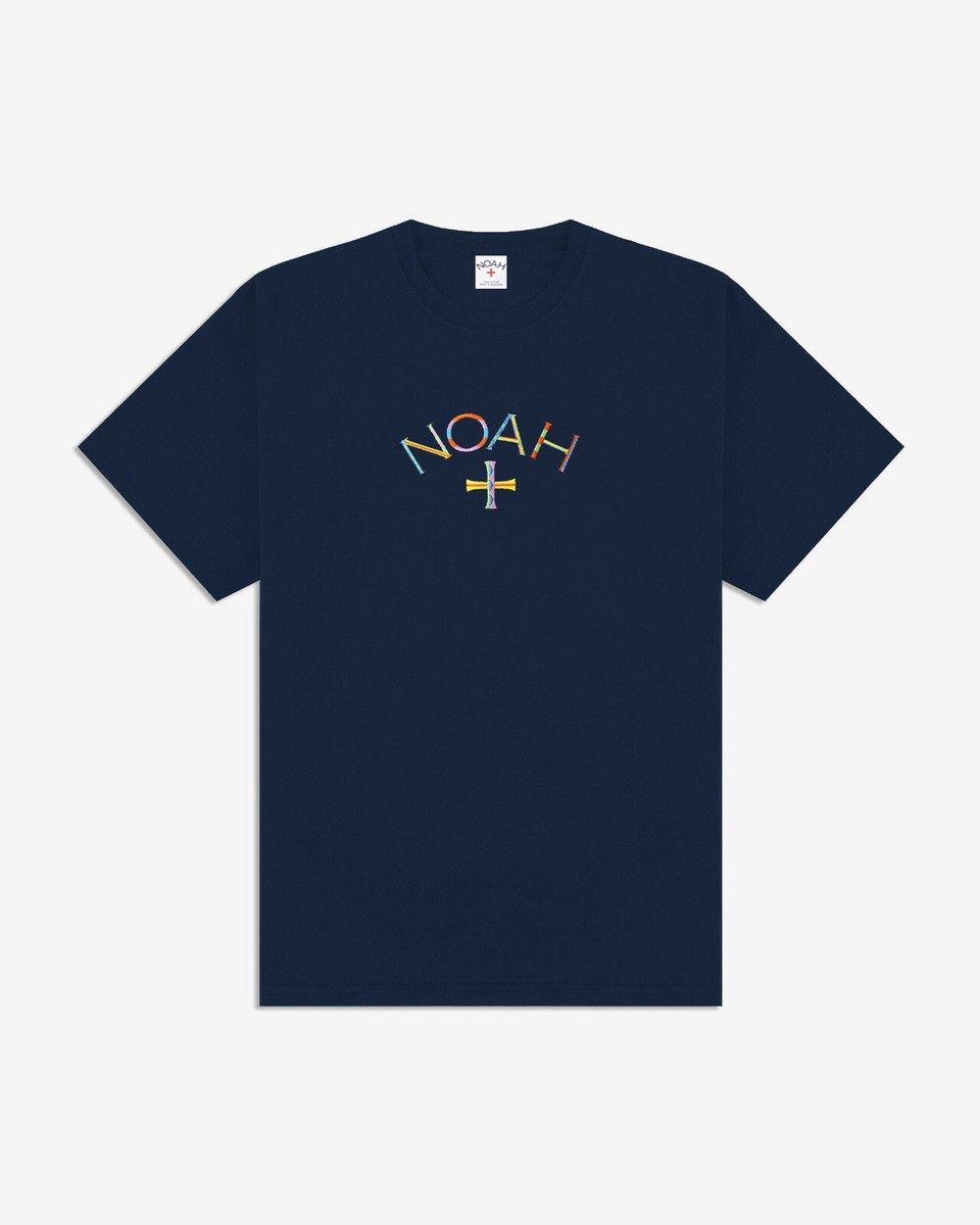 New Noah NY embroidered core logo Navy Tee Sz M !!! kith