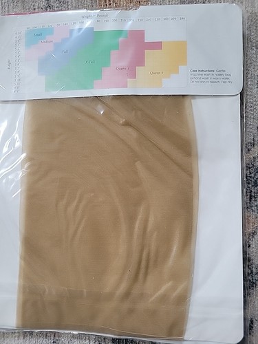 Beaute Classique Control Top Pantyhose With Lycra Nude Size Tall New - Picture 2 of 5